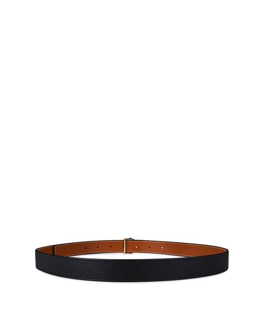 Tory Burch Black 1Inch Logo Belt