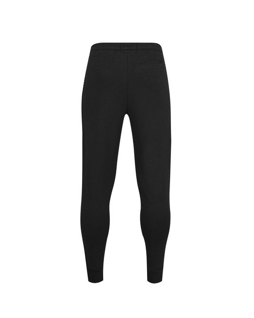 Lyle & Scott Black Tape Jogging Bottoms for men