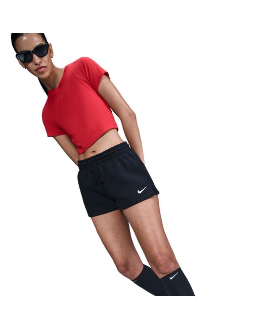 Nike Black Sportswear Essential French Terry Shorts