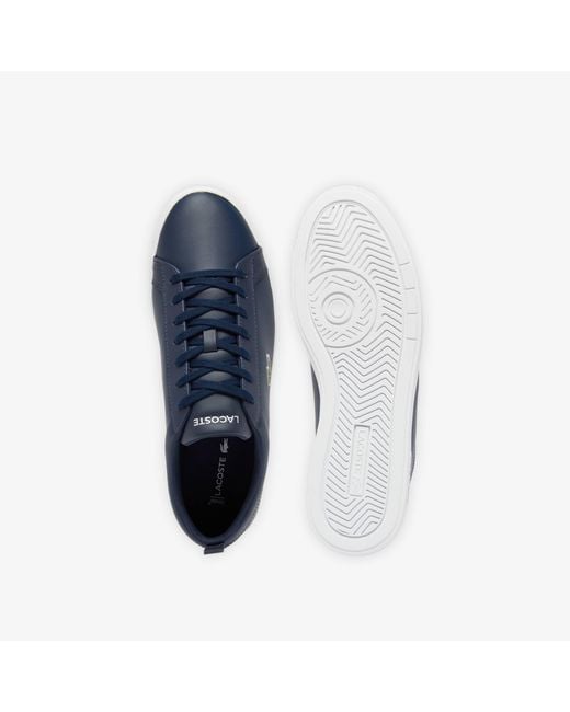 Lacoste Blue S Carnabase Trainers Navy/white 8 for men
