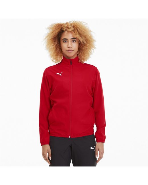 PUMA Red Teamgoal 23 Sideline Jacket W Training