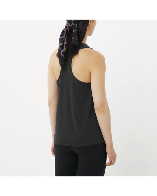 Salomon Gray Shakeout Core Graphic Tank
