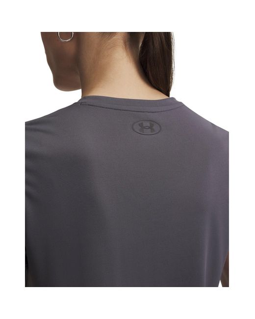 Under Armour Gray Tech V-Neck Short Sleeve