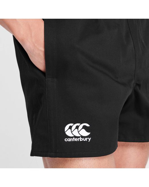 Canterbury Black Rugby Shorts for men