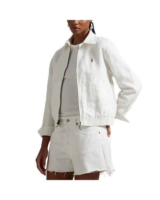 Polo Ralph Lauren White Windbreaker