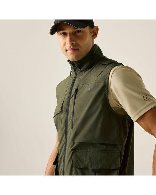 Regatta Green Anti-Insect Travel Light Gilet for men