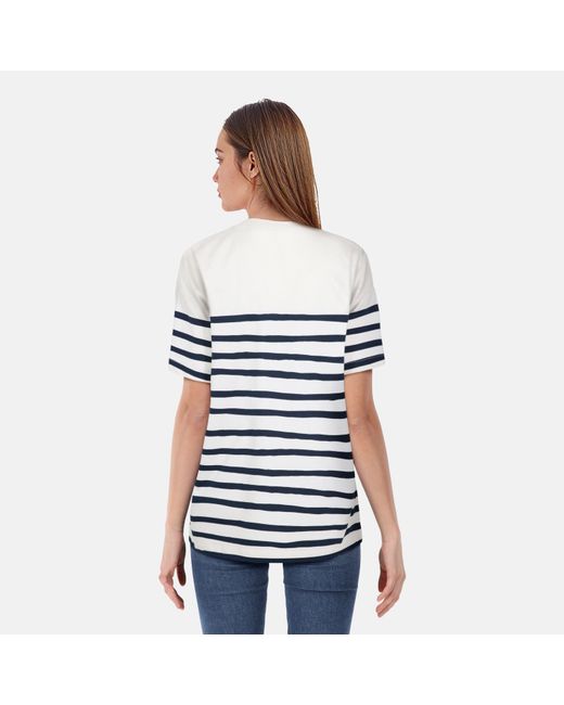 Lyle & Scott Blue C Breton Long-Sleeve T-Shirt