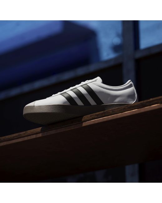 Adidas White Vl Court Base Shoes