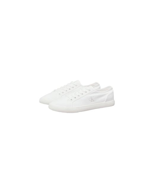 Calvin Klein White Low-Top Trainers for men