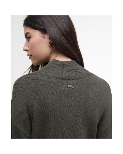 Barbour Black Lana Knitted Mini Dress