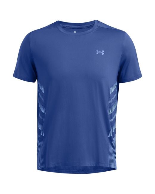Under Armour Blue Launch Elite Graphic T-Shirt for men