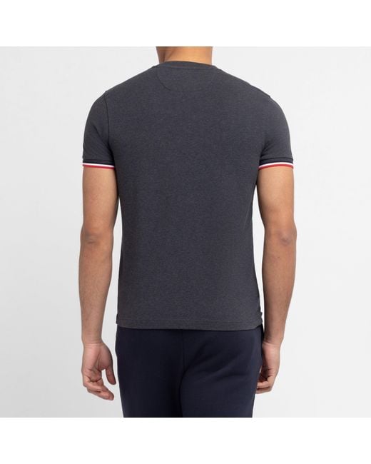 Eden Park Black Dark Slim-Fit T-Shirt for men