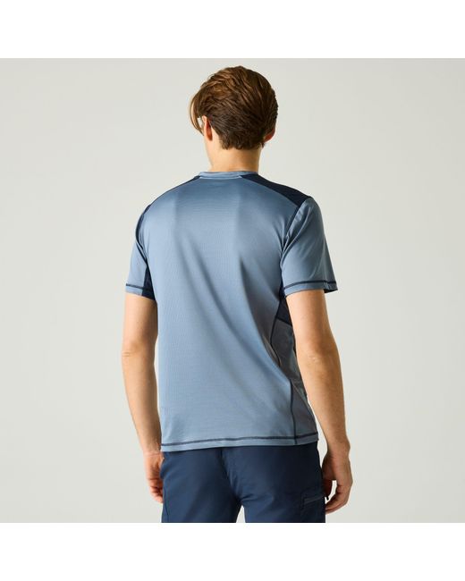 Regatta Blue Virda Lightweight T-Shirt for men