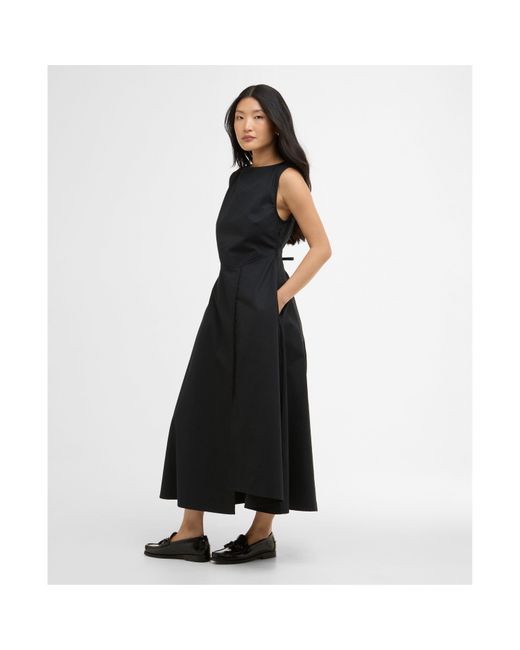 Barbour Black Long Maxi Dress
