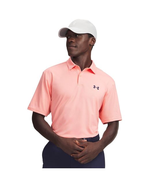 Under Armour Pink Matchplay Polo Posh Midnight for men