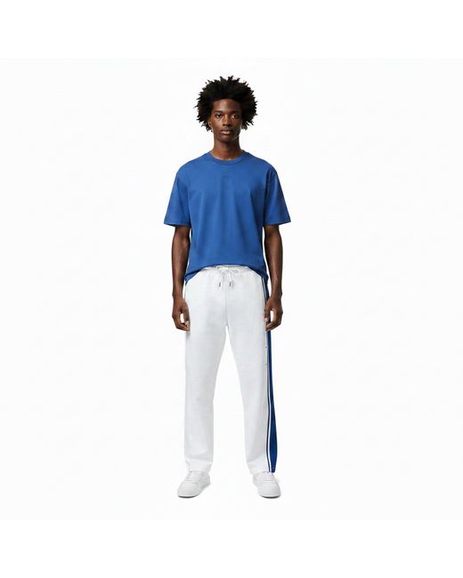 HUGO White Open Hem Fleece Joggers for men