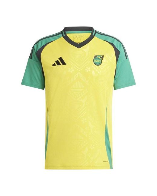 Adidas Yellow Jamaica Home Shirt 2024 2025 Adults for men