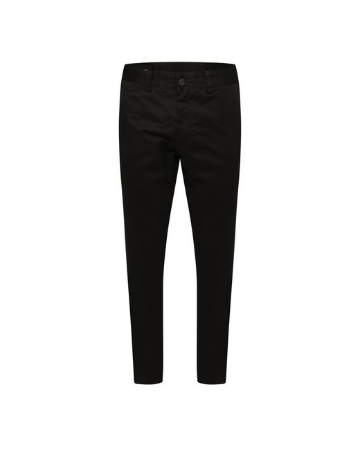 Replay Black Regular-Fit Chinos for men