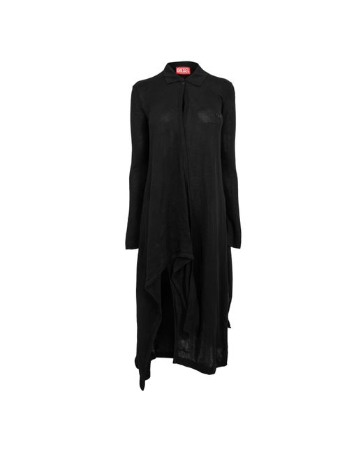 DIESEL Black D Wrip Abito Long Maxi Dress