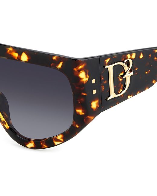 DSquared² Black Round Sunglasses