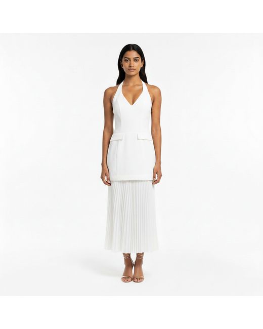 Jarlo White Long Maxi Dress