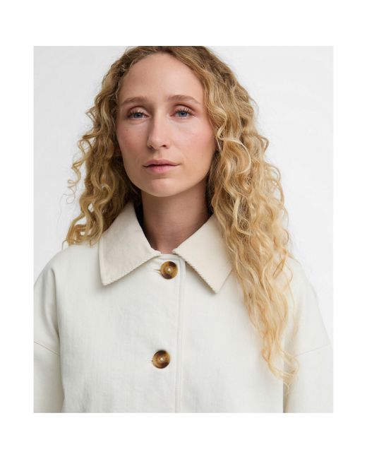 Barbour White Overshirt