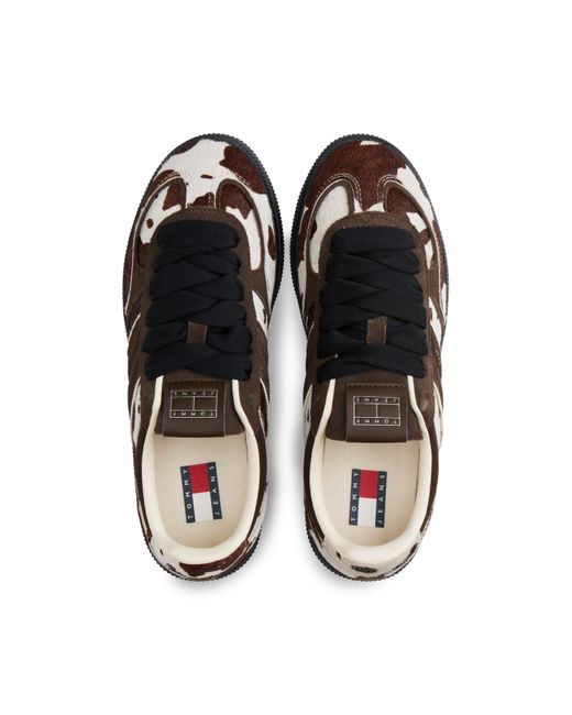 Tommy Hilfiger Black Greenwich Calf Low-Top Trainers