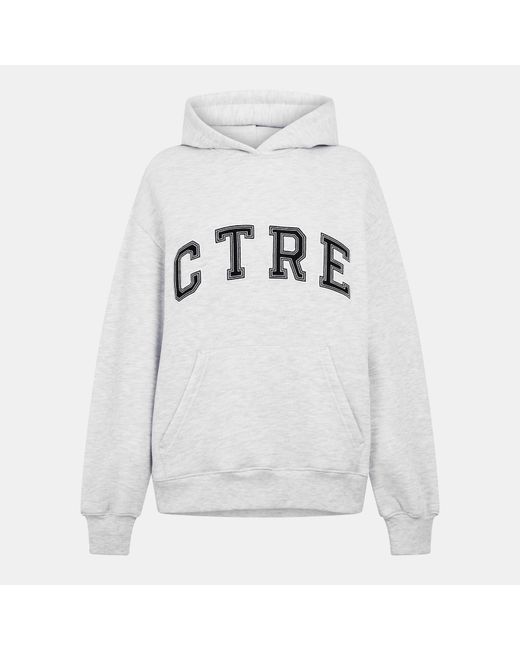 The Couture Club Gray Ctre Oversized Hoodie