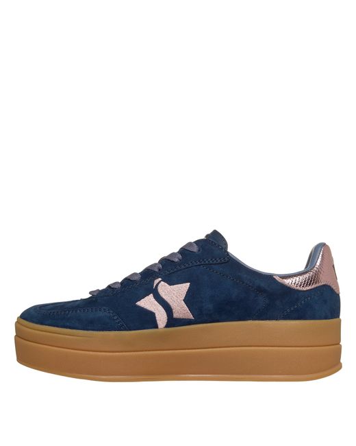 Skechers Blue Casual Low-Top Trainers