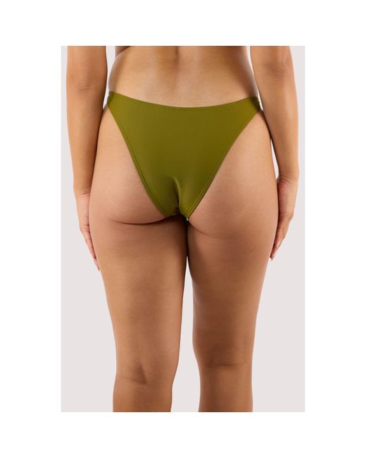 Wolf & Whistle Green Kalahari Bikini Brief With Ring
