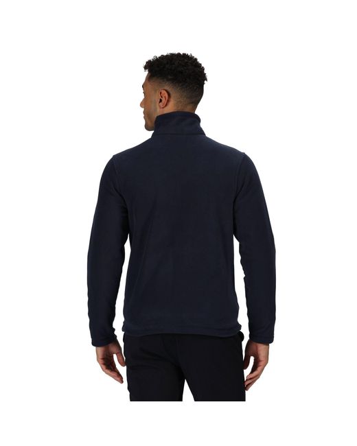 Regatta Blue Micro Full-Zip Fleece for men