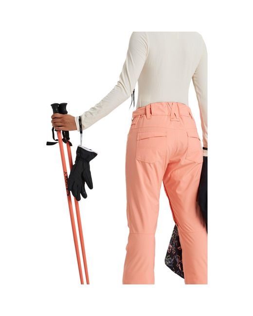 Roxy Pink Backyard Snow Ski Trousers