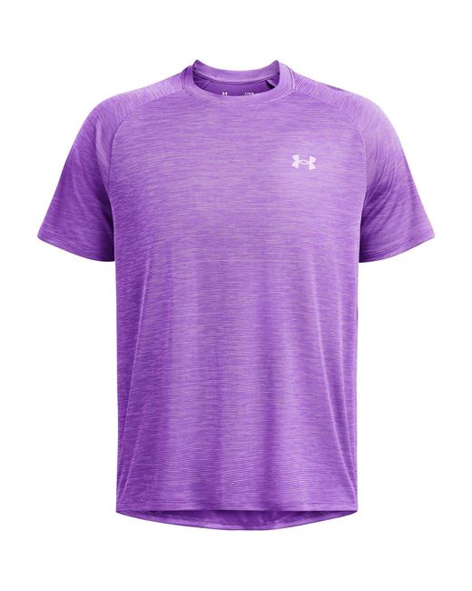 Under Armour Purple Tech 2.0 Short Sleeve T-Shirt for men