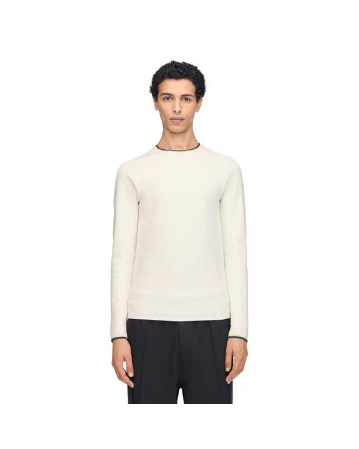 Adidas Originals White By Wales Bonner X Y3 Knit Base Long Sleeve Top for men