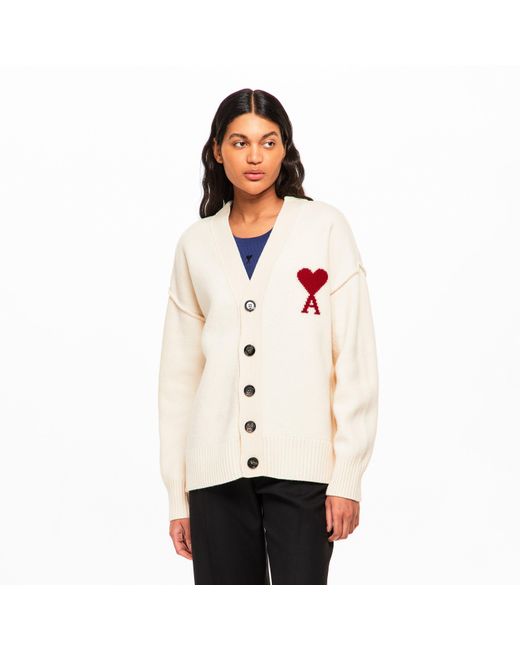 AMI White Cardigan