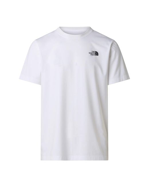 The North Face White Tnf Monte Graph Tee for men