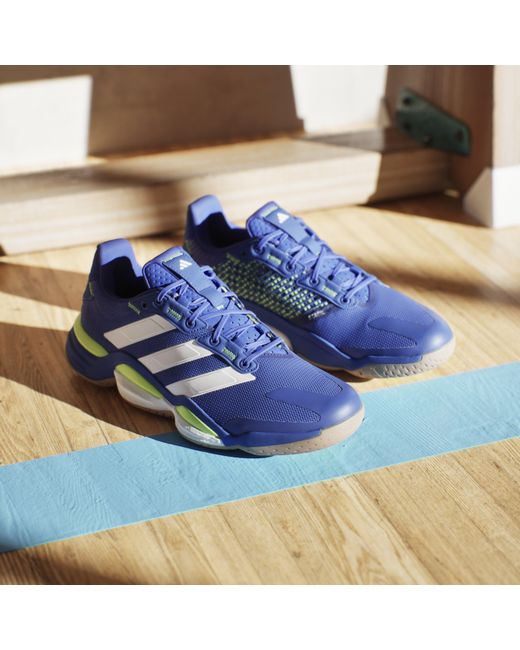 Adidas Blue Stabil 16 Indoor Shoes for men