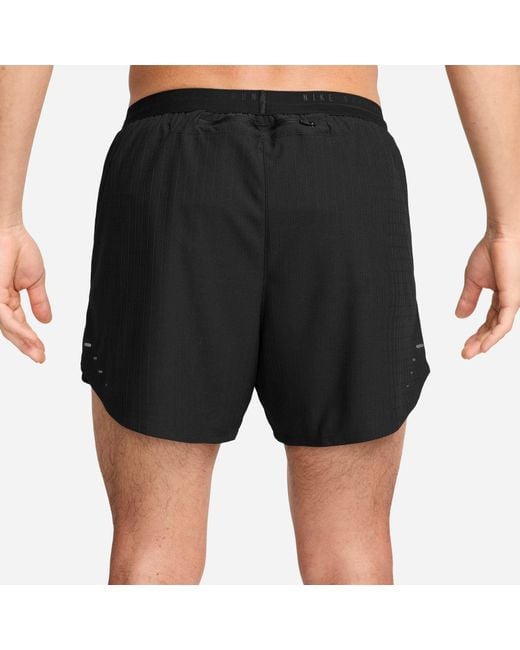 Nike Black Stride 5In Running Shorts for men