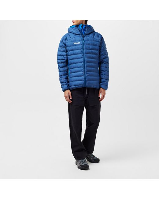 Millet Blue Fitz Roy Insulated Weather-Resistant Streamlined Fit Down Jacket for men
