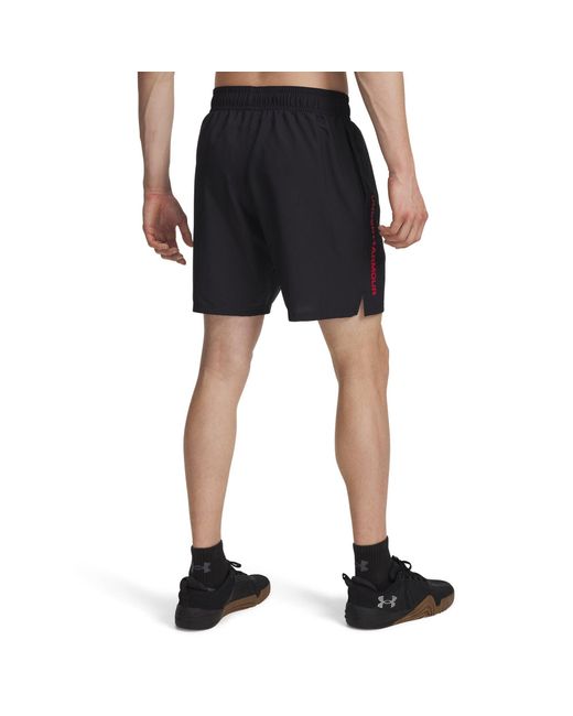 Under Armour Black Ua Tech Woven Wordmark Shorts for men