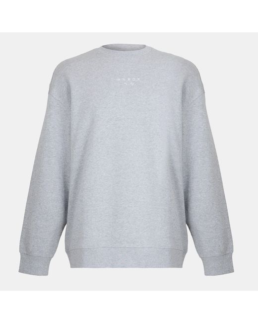 PUMA Gray Hyrox World Crew Performance Hoodie for men