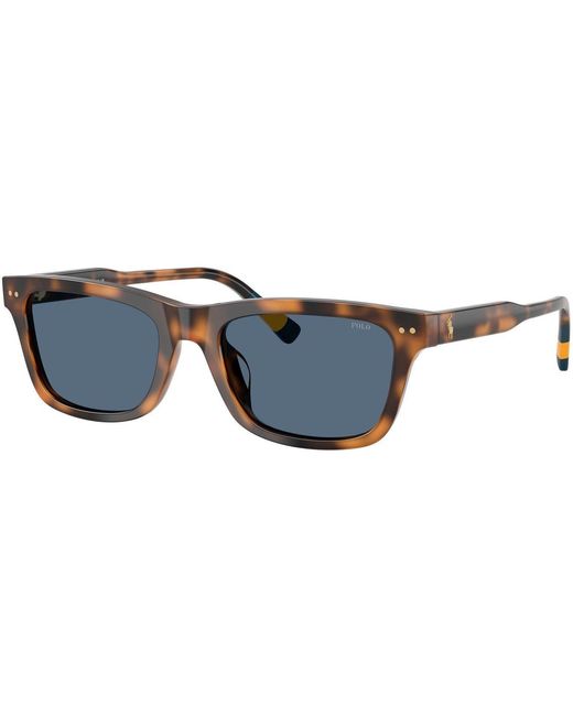 Polo Ralph Lauren Blue 0Ph4240U Square Sunglasses for men