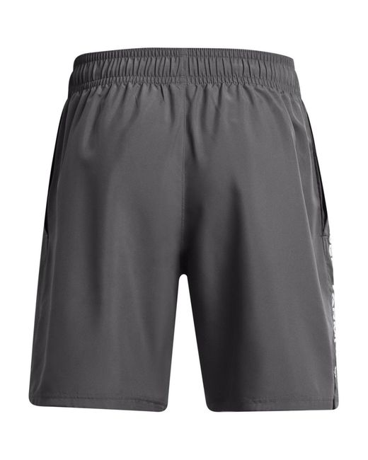 Under Armour Gray Ua Tech Woven Wordmark Shorts for men