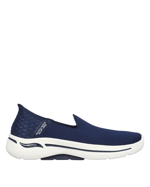 Skechers Blue Slip On Trainers