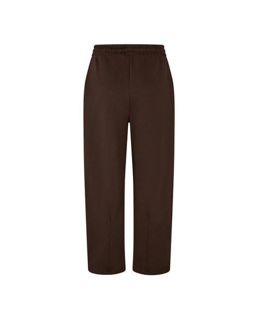 I Saw It First Brown Barrel Fleece Joggers