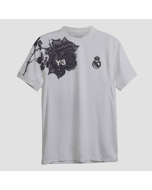 Y-3 Gray Real Madrid Pre-Match Jersey for men