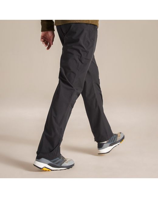 Craghoppers Black Stefan Waterproof Trousers for men