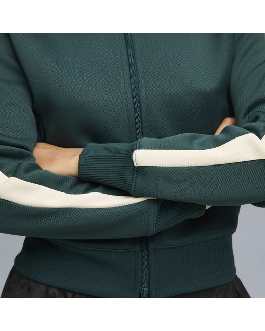 PUMA Green T7 Track Jacket