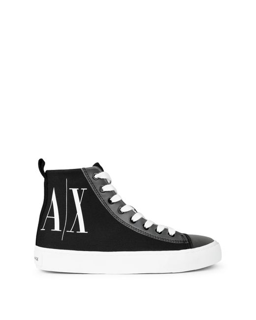 ARMANI EXCHANGE Black Ax Canvas High
