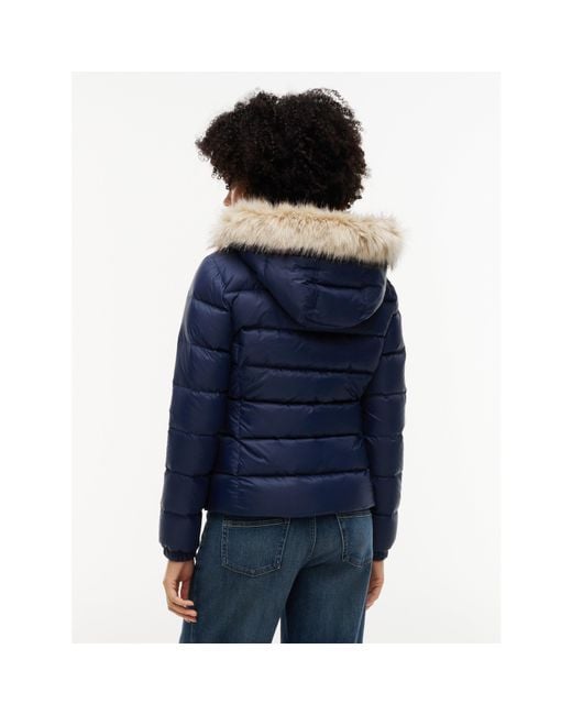 Tommy Hilfiger Blue Tjw Basic Hooded Down Jacket Ext